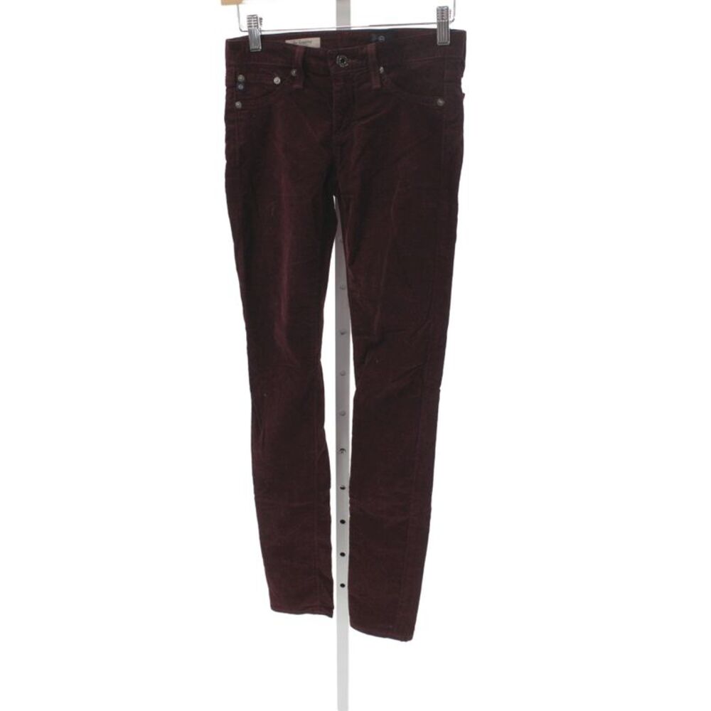 AG Adriano Goldschmied Womens Red Mid Rise Jeans Size 24